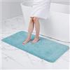 Homaxy zerbino Ingresso casa 60 x 120 cm, Antiscivolo e Essorbente zerbino, Tappeto Entrata Interno Resistente Sporco, Morbido e Lavabile Zerbino da Interni per Interno, azzurro