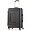 Happy Trolley Lugano Set di valigie 66 Centimeters 78 Nero (Schwarz)