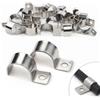 Lonely high heels 25 Pezzi Collari per Tubi 20mm Fermacavo Unico Foro in Acciaio Inox V2A Supporti a U Morsetti per Tubi Collari Heavy Duty Fissaggi per Cavi Ø 19-20.5mm Tubazioni per Acqua Tubi PVC Installazione