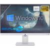 SIMPLETEK - All in One Computer Touch 27 FHD | Windows 10 Pro | 8GB RAM - SSD 240GB | Touchscreen Aio PC con Webcam Integrata