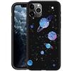 Yoedge Cover Xiaomi Mi Note 10 Lite, Sottile Antiurto Custodia Nero Silicone TPU con Disegni Astronauta Pattern Ultra Slim Drop Protection Bumper Back Phone Case per Xiaomi Mi Note 10 Lite, 16