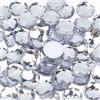FINGERINSPIRE 60 pezzi 20 mm retro piatto rotondo strass acrilico con contenitore trasparente autoadesivo cristallo cerchio gemme scintillanti adesivi in plastica per fare costumi Cosplay gioielli