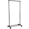 Lastdeco Appendiabiti Mahon, in ferro, nero, 81 x 41 x 153 cm