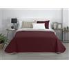 Estoralis - AVA | Copriletto Mezza Stagione in Morbida Microfibra | Trapunta Leggera e Double Face | Grigio/Rosso | Per letto da 140/150/160 cm. (250 x 270 cm. Larghezza x Altezza)