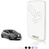 TOOMUME Cover Chiave, Guscio Chiave Carta Adatto per Renault Scenic Clio Laguna Megane Zoe Captur Duster Espace Fluence Koleos Kangoo Master, Custodia Chiavi Telecomando Copri Chiavi - Smart Key