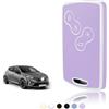 TOOMUME Cover Chiave, Guscio Chiave Carta Adatto per Renault Scenic Clio Laguna Megane Zoe Captur Duster Espace Fluence Koleos Kangoo Master, Custodia Chiavi Telecomando Copri Chiavi - Smart Key