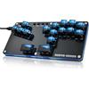 Sehawei Arcade Stick 16Keys All-Button Gamerfinger,Arcade Controller Street Fight per PC/Ps3/Ps4/Switch/Steam Game Keyboard-Supports Hot Swap & SOCD (B16)