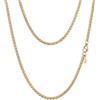 PROSTEEL Catena a Maglia Veneziana, Collana Uomo, Collana Donna, in Acciaio Inox Chirurgico, 3mm Larghezza, 46-76cm Lunghezza, Confezione Regalo Inclusa