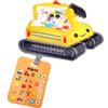 Bauer Spielwaren Bizyboo - Escavatore: borsa da lavoro con oggetti nascosti, ricerca nascondiglio, divertimento per bambini dai 3 anni (21005), giallo