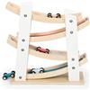 Small Foot 11873 Pista macchinine Classica, in Legno Naturale, con Circuito colorato, dai 18 Mesi in su Toys, Multicolore, 11 x 4.1 x 11.2