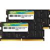 Silicon Power DDR5 32GB (2x16GB) 4800MHz (PC5-38400) 262-pin CL40 1.1V SODIMM Non-ECC Laptop RAM Computer Memory SP032GBSVU480F22