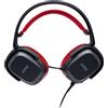 XPG Cuffie Xpg Precog Studio a padiglione per Gaming 3.5mm con microfono Nero/Rosso [PRECOG STUDIO-BK/RDW]