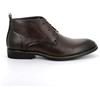 UOMO DESIGN - Stivaletto con lacci da uomo in similpelle - Charles, Nero , 43 EU