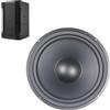 Generic Driver woofer, sostituzione altoparlante booster da 3-12 pollici, radiatore altoparlante progettato passivo progettato per case e mobili audio subwoofer
