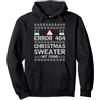 Computer Nerd Ugly Christmas Shirts by L Error 404 Sweater Not Found Computer Christmas Felpa con Cappuccio
