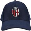 Bologna FC Cappello Baseball Feltro con Ricamo Logo Bologna FC