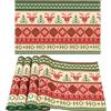 AFXXE Tovagliette Natalizie, Sottopiatti Natalizi Americane, Tovaglietta Natalizia Colazione, Sottopiatto Natale Lavabili Lino Tessuto Set, Tovagliette Tavola Natalizio Rossa Americana(Fiocco Di Neve)