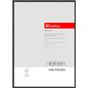 nielsen cornice per foto, 42 x 59,4 cm (A2), alluminio, Nero opaco, cornice per posterper appenderein formato verticale e orizzontale, vetro sintetico, Atlanta