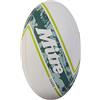 Mitre Sabre Pallone da Rugby per Unisex Adulto, Bianco/Menta/Lime, 3