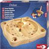 Noris 606101930 Deluxe Tirolese Roulette, il gioco in legno classico delle Alpi con trotola in legno, dai 6 anni, marrone