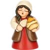 THUN, Venditrice di Spezie in Ceramica di Alta Qualità, Collezione Presepe Classico, Statuine per Presepe di Natale da Collezione, 4,9 x 4,6 x 7,9 cm