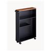Yamazaki Scaffale da bagno con ruote Tower