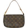 Louis Vuitton Pre-Owned - Clutch Pochette Accessoires Pre-owned 2003 - Donna - pelle di vitello/PVC/tela - Taglia unica - Marrone