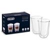 DeLonghi 2 bicchieri termici per latte macchiato