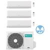 Hisense Climatizzatore Condizionatore Inverter Hisense Energy Ultra Ecosense Wifi R32 Trial Split 7000 + 7000 + 12000 BTU con U.E. 3AMW72U4RJC Classe A++/A+