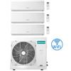 Hisense Climatizzatore Condizionatore Hisense New Comfort con WiFi R32 Trial Split Inverter 7000 + 9000 + 12000 BTU con U.E. 3AMW72U4RJC Classe A++/A+