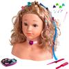 Theo Klein 5240 Testa da truccare e pettinare Sophia della Princess Coralie, mollette capelli, make-up dermatologicamente testato, accessori, 23.5 x 13 x 27 cm, Per bambini a partire dai 3 anni