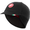 CASTELLI CA5W0 Difesa Thermal cap, Copricapo Ciclismo Unisex - Adulto, Black Red, Taglia Unica