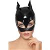 Black Level Maschera da gatta in vinile con orecchie