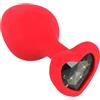 You 2 Toys Heart Medium Silicone Plug