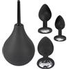Black Velvets Kit Anale Butt Plug e Doccia