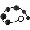 Black Velvets 6 Perle Anali in Silicone