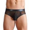 Svenjoyment Slip con buco al Sedere in tessuto