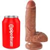 King Cock 7\ Cock with Balls Tan
