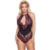 Cottelli Curves Body in Pizzo Rosa e Nero