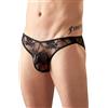 Svenjoyment Slip in pizzo floreale per uomo