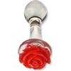 divertity Rose Glass Plug Drop