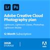 Adobe Photography Plan | 1 utente | 1 anno | 20 GB di spazio di archiviazione cloud