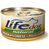 LIFE PETCARE Srl Pollo e Formaggio Life Natural Dog 90g