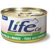 LIFE PETCARE Srl Tonno/Pollo/Manzo Life Cat Natural 85g