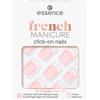 French Manicure Unghie Finte 01 Essence 12 Pezzi