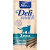 LIFE PETCARE Srl Deli Snack Salmone e Trota Life Cat 3 Stick