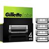 Lame di Ricambio Gillette Labs 4 Pezzi