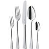 WMF Denver - Set di Posate per 12 Persone, 60 Pezzi, Coltello monoblocco, Acciaio Inox Cromargan Lucido, Lucido, Lavabile in lavastoviglie