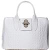 Bottega Carele Borsa Donna in vera pelle made in Italy (bianco) BC108