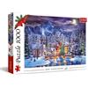 Trefl - Atmosfera Natalizia - Puzzle 1000 pezzi - Puzzle di Natale, Magia del Natale, Paesino di Montagna, Inverno, Puzzle Classico per Adulti e Bambini dai 12 anni